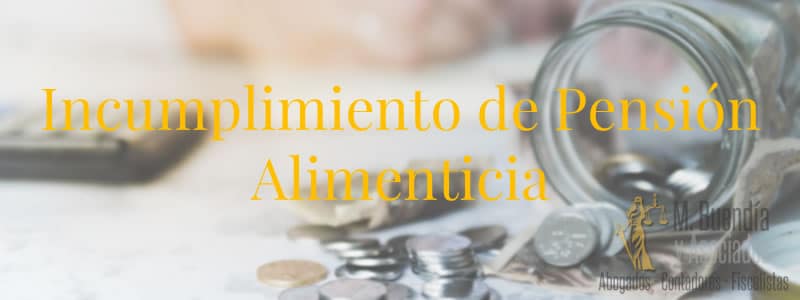 Incumplimiento de Pensión Alimenticia