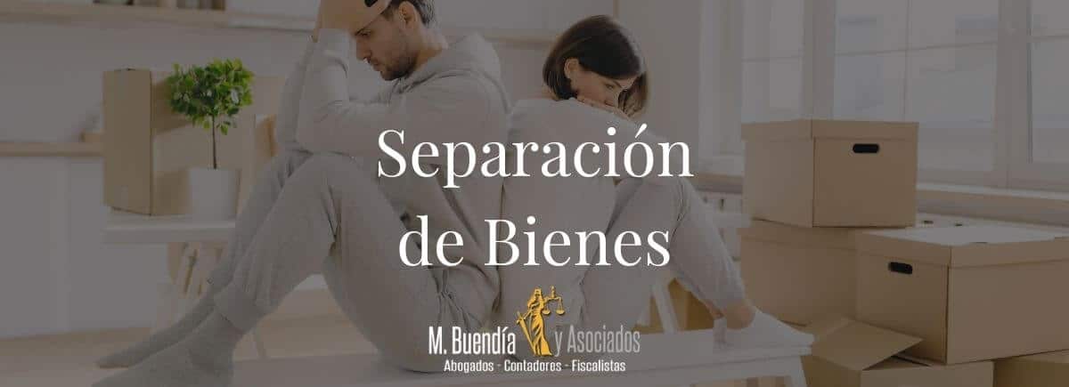 Separación de Bienes